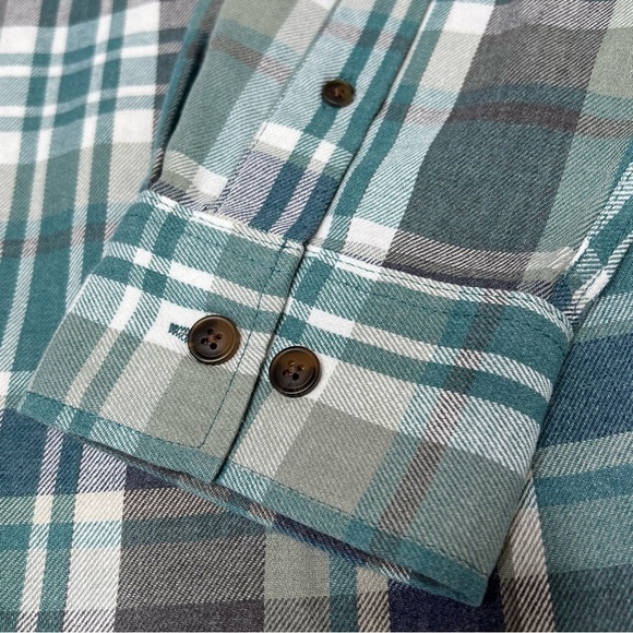 WEATHERPROOF Vintage Long Sleeve Button Down Plaid Flannel Men's Shirt Size L - Picture 11 of 16